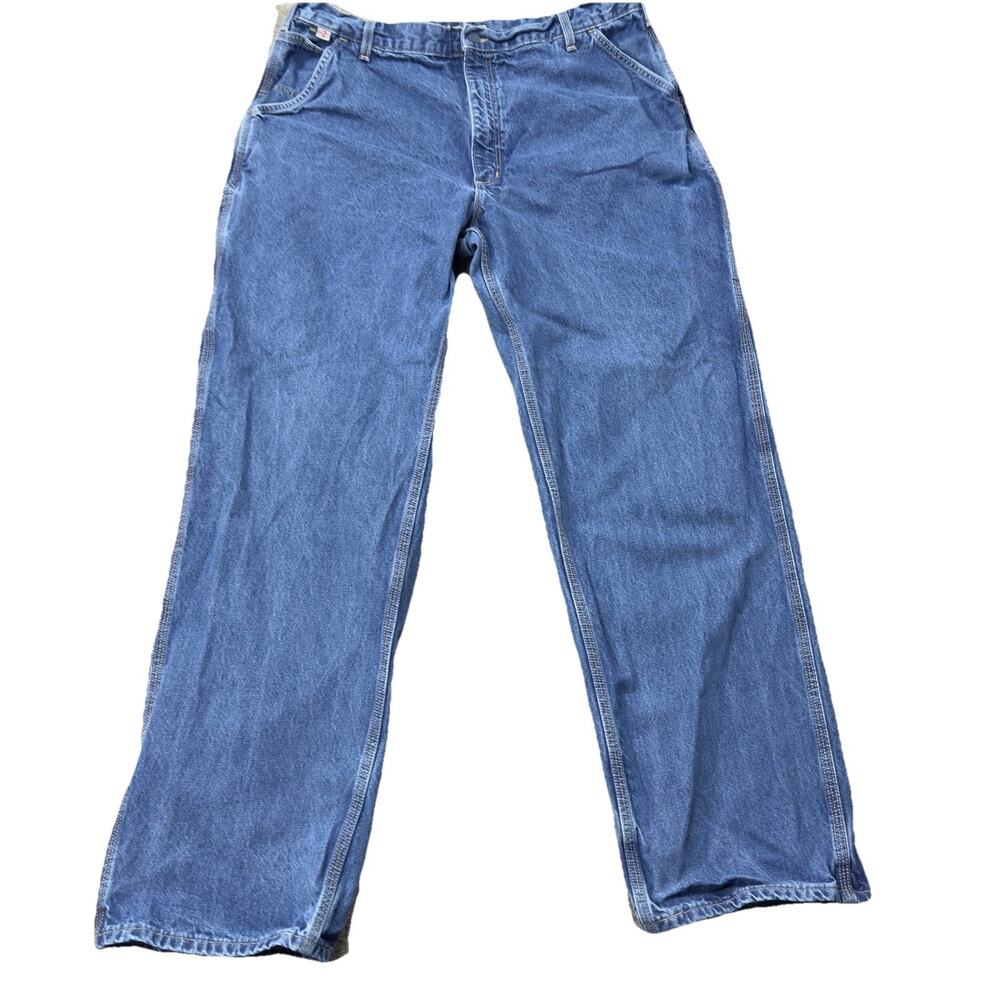 Carhartt FR Carpenter Jeans Denim Flame Resistant‎ Workwear 42x36 Actual 38x34.5
